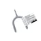 Crawford Crawford 3.94 in. L Vinyl Coated Gray Steel Medium Storage Hook 15 lb. cap. 1 pk SS13-25 - alternate 1